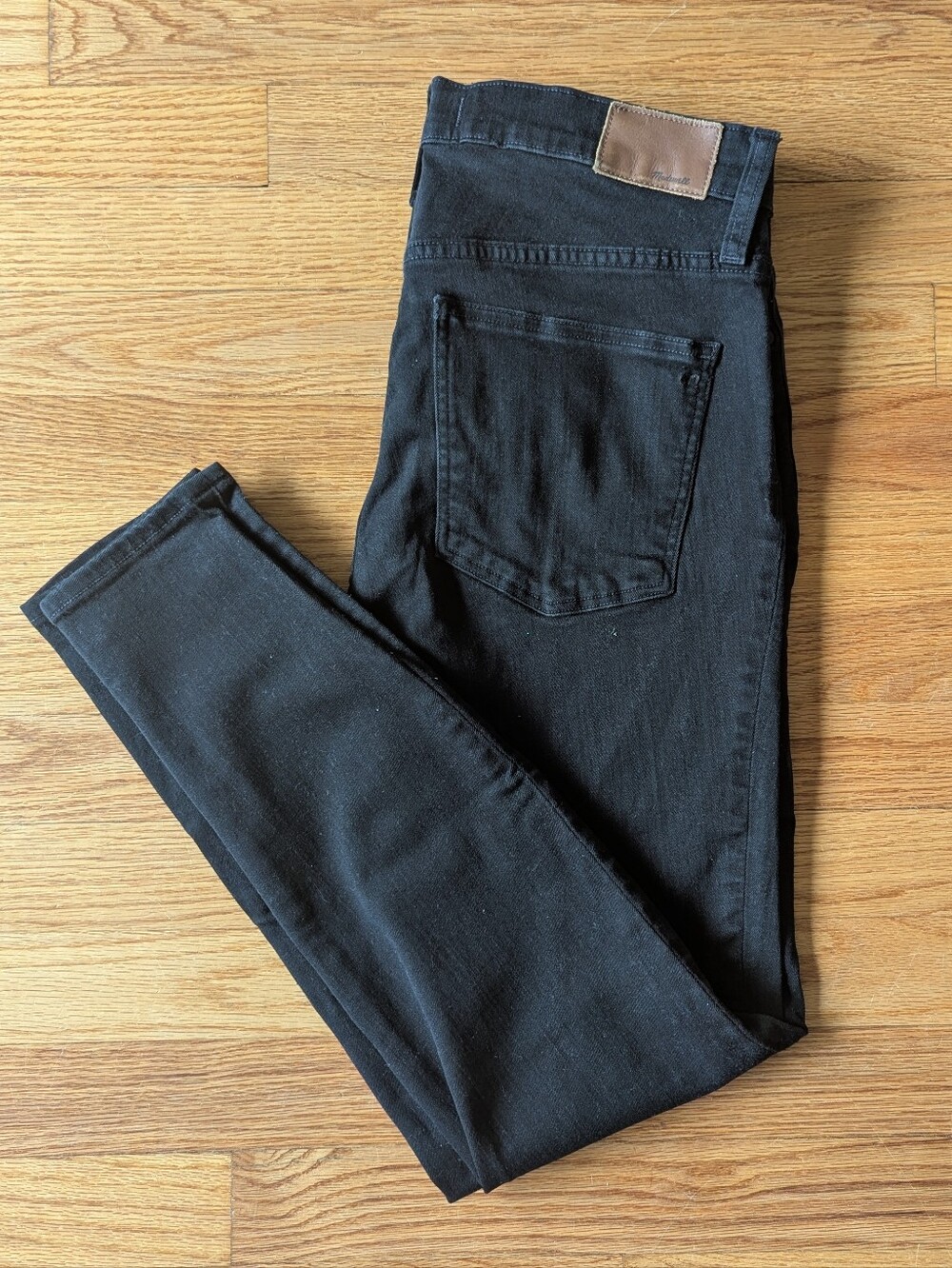 Madewell Black Skinny Jeans, 30